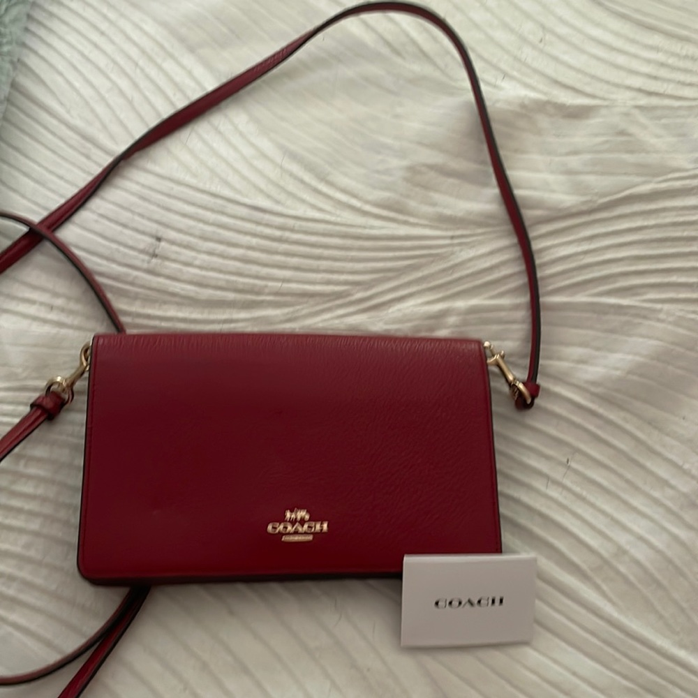Brand new coach purse red color